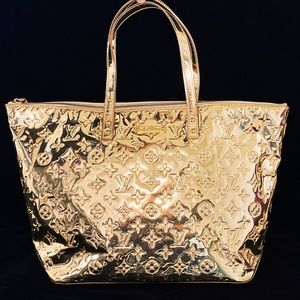Sold-Louis Vuitton Miroir Miroir Miroir tote gold